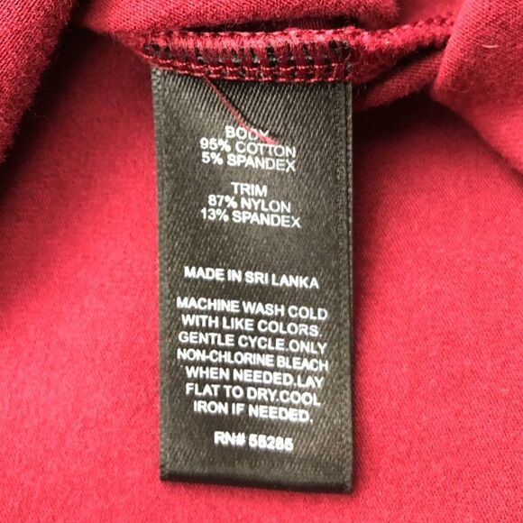 Express Maroon Red Bodycon Dress Size Medium - Picture 6 of 6